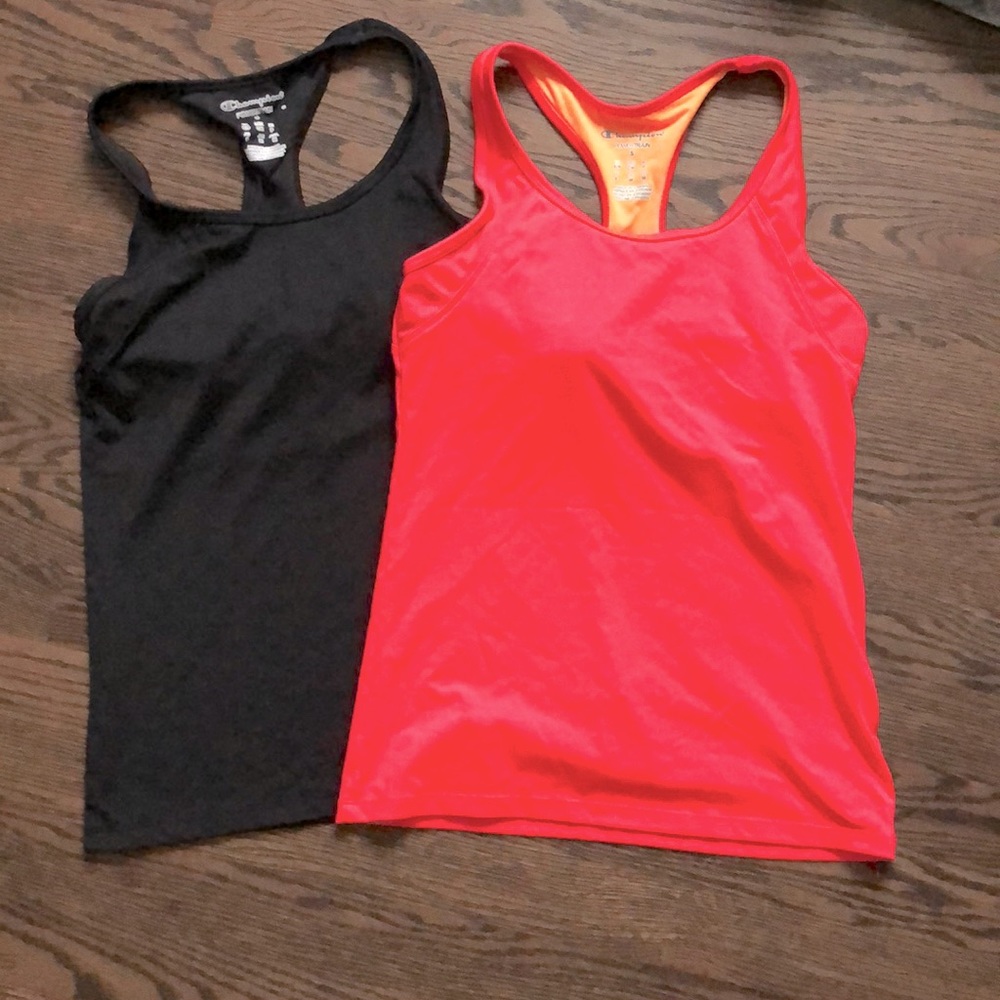 2 Fitted Champion Athletic Tanks